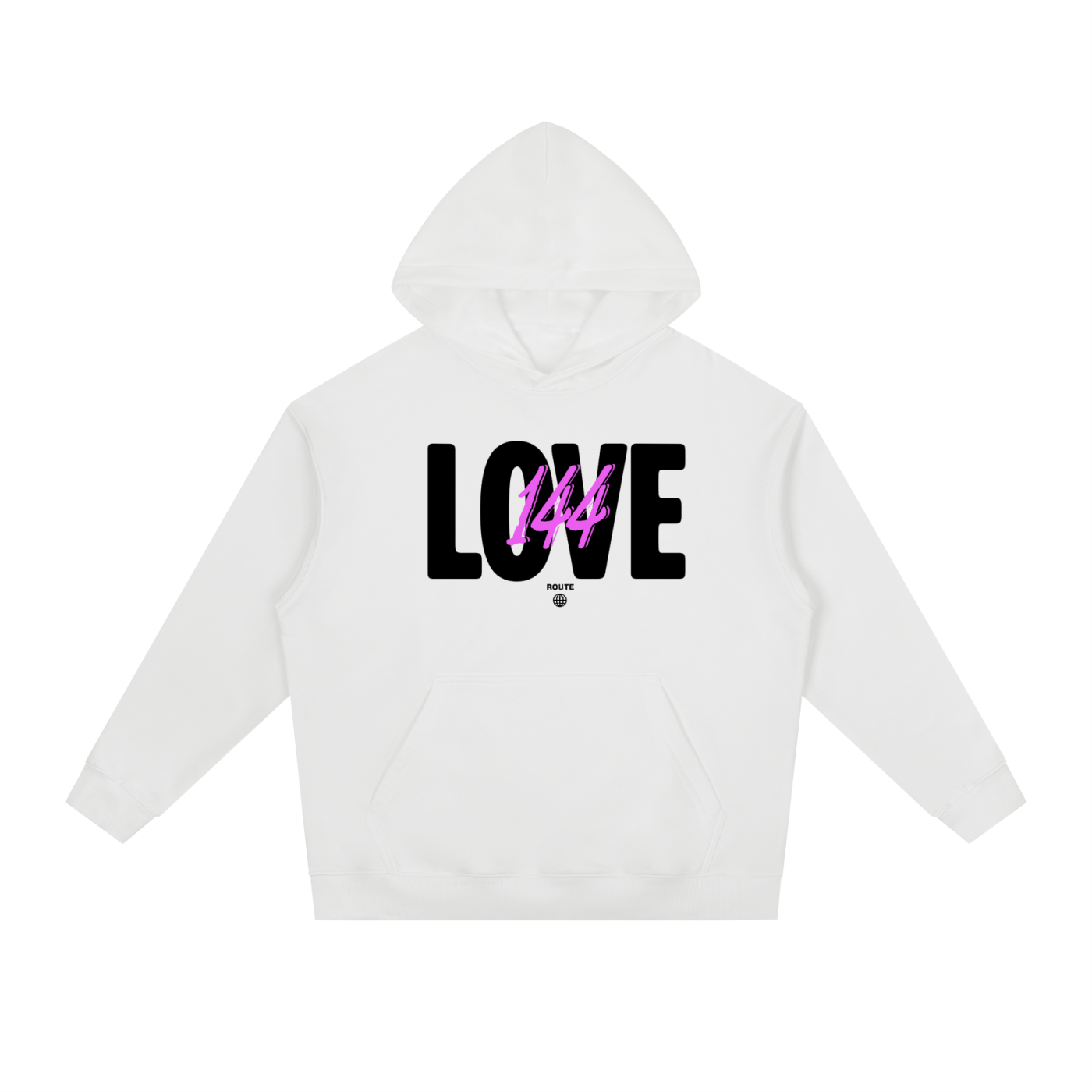 144 hoodie - White