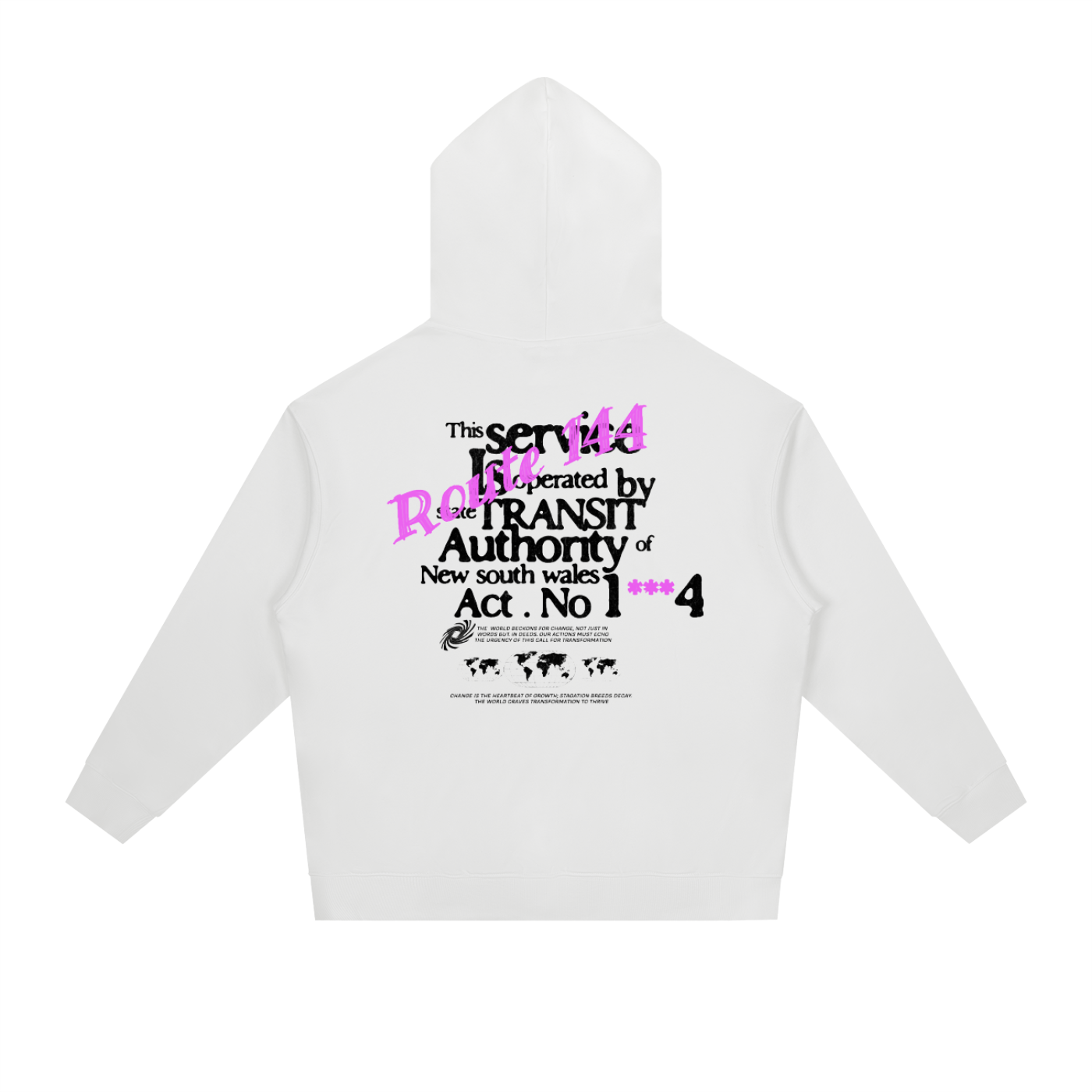 144 hoodie - White