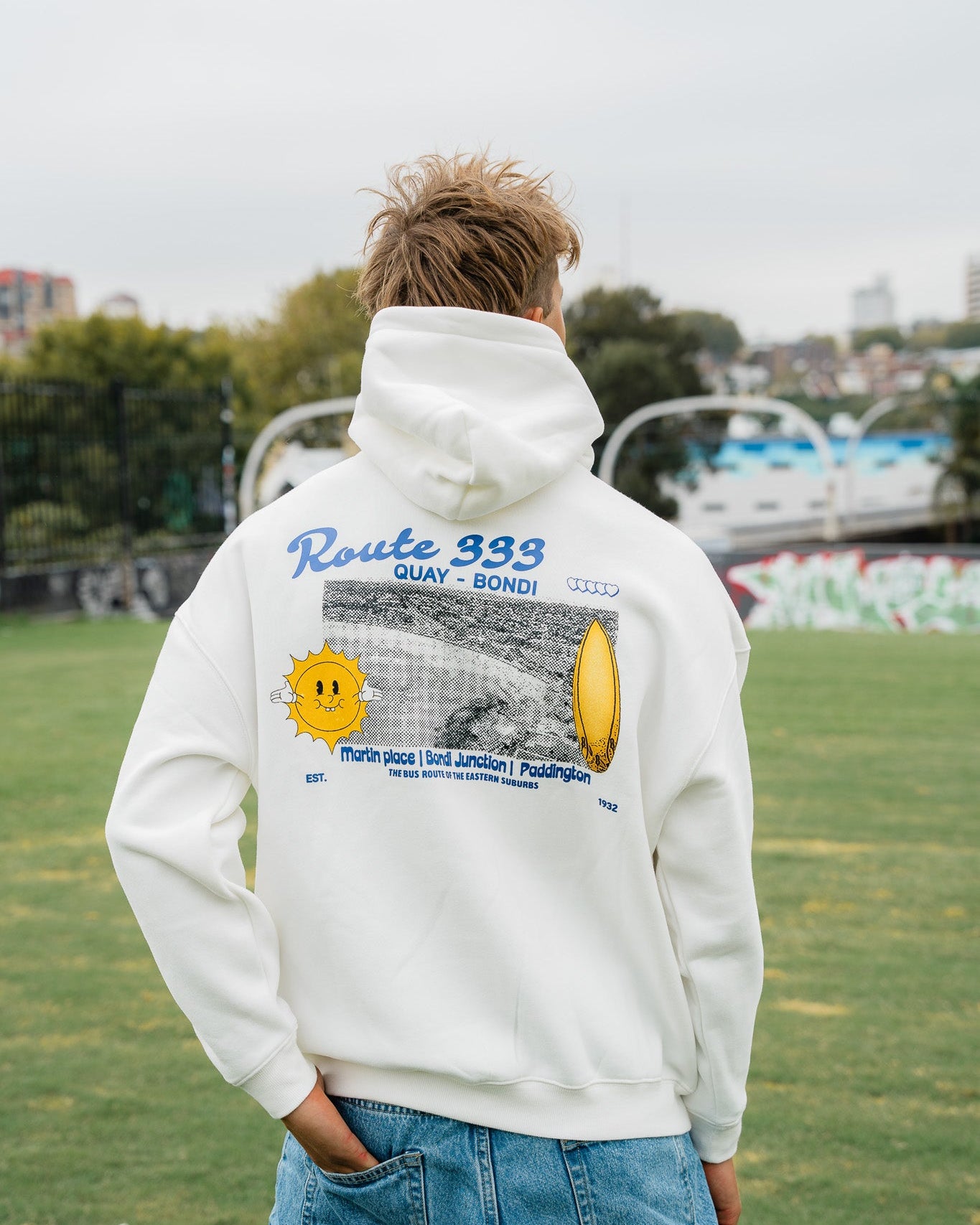bondi Oversized fleece - Not In Service Apparel