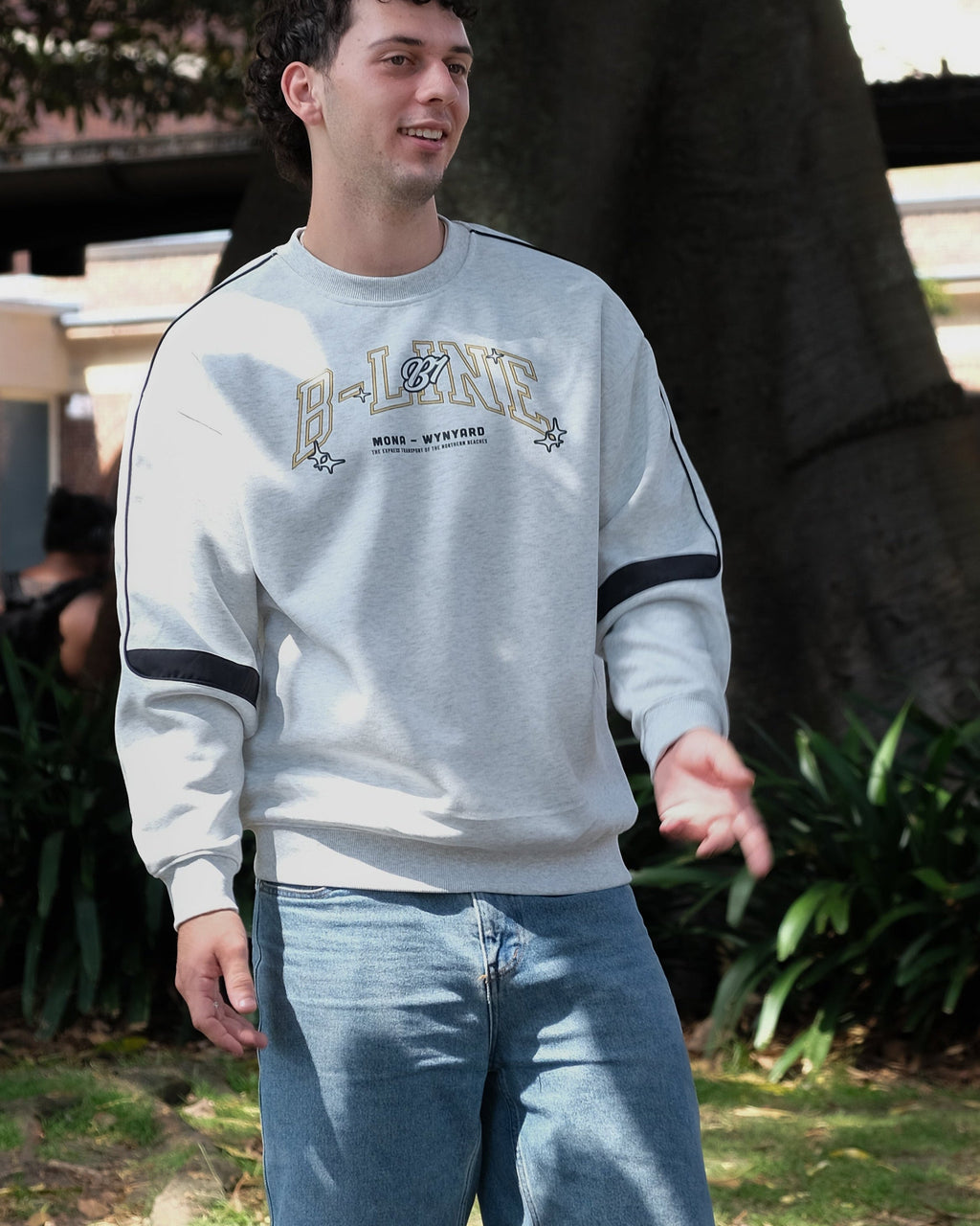 Sydney buses streetwear graphic sweater front design