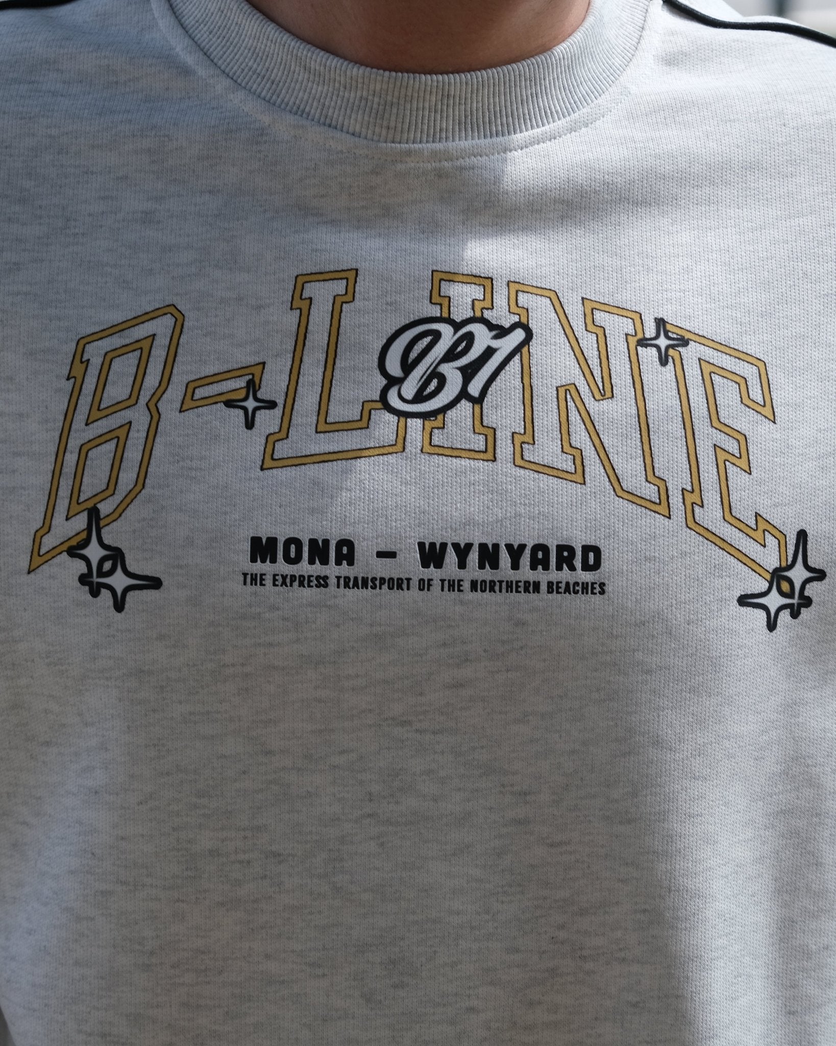 B-Line Striped sweater - Not In Service Apparel