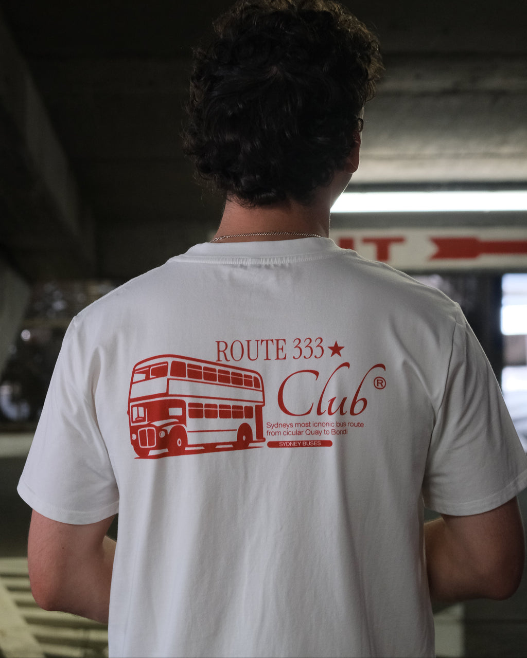Sydney buses streetwear graphic t-shirt back design