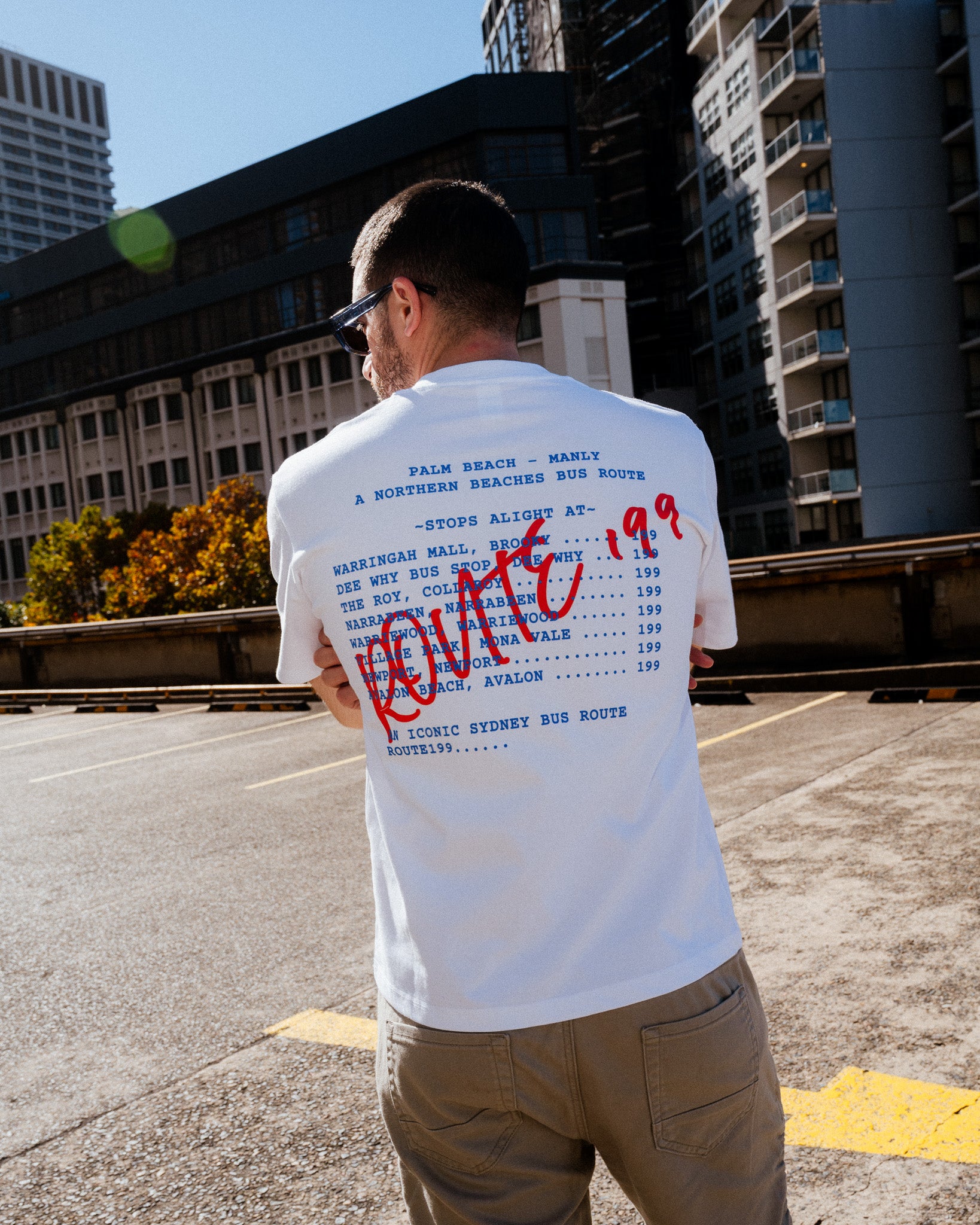 199 route tee - Not In Service Apparel