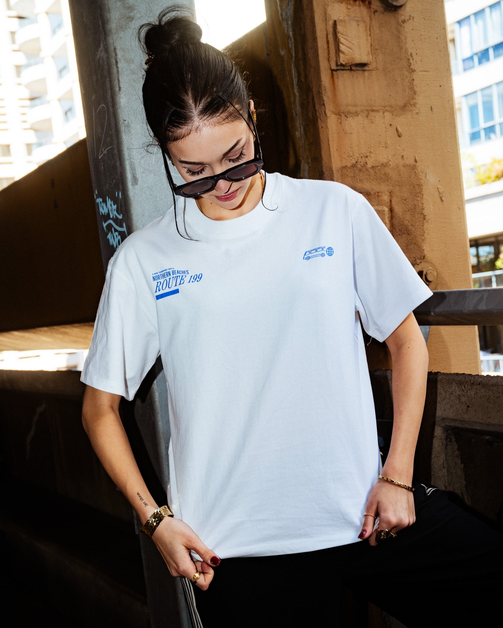 199 route tee - Not In Service Apparel