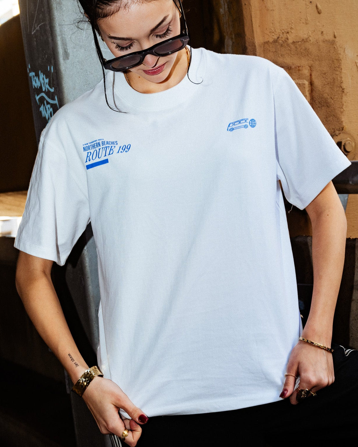 199 route tee - Not In Service Apparel
